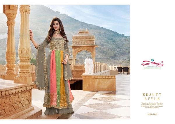 Your Choice Gajal Nyra Cut Georgette Designer Salwar Suit Collection